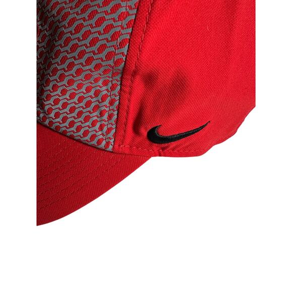 Nike Dri-Fit Heritage86 Lightweight Ball Hat Cap Ohio State Buckeyes OSFM Red - Picture 2 of 5